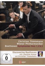 Christian Thielemann/Wiener Philh. - Beethoven: Symphonies Nos. 1, 2 & 3  [3 DVDs] DVD-Cover