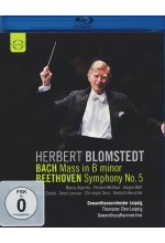 Herbert Blomstedt - Bach Mass in B minor Beethoven Symphony No. 5 Blu-ray-Cover