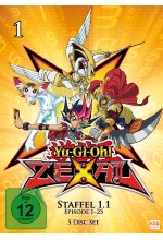 Yu-Gi-Oh! - Zexal - Staffel 1.1/Episode 1-25  [5 DVDs] DVD-Cover