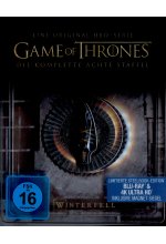 Game of Thrones - Staffel 8 - Limited Steelbook-Edition  (3 Blu-ray 4K Ultra HD + 3 Blu-ray 2D) Cover