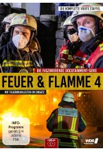 Feuer und Flamme - Mit Feuerwehrmännern im Einsatz - Staffel 4  [2 DVDs] DVD-Cover