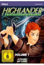 Highlander - Die Zeichentrickserie, Vol. 1 / Die ersten 12 Folgen der kultigen Abenteuerserie (Pidax Animation)  [2 DVDs DVD-Cover