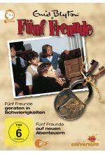 Fünf Freunde - Geraten in Schwierigkeiten/Auf neuen Abenteuer DVD-Cover