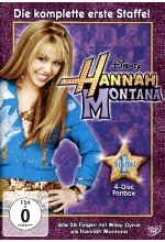 Hannah Montana - Staffel 1  [4 DVDs] DVD-Cover