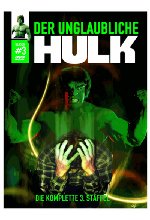 Der unglaubliche Hulk - Staffel 3  [6 DVDs] DVD-Cover