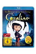 Coraline 3D  (+ 4 3D-Brillen) Blu-ray-Cover