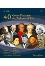 40 Große Personen der Weltgeschichte - CD WISSEN Cover