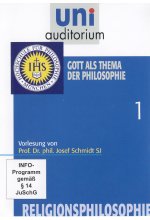 Uni Auditorium - Gott als Thema der Philosophie - Religionsphilosophie 1 DVD-Cover