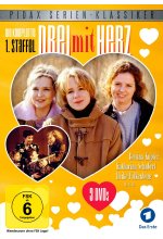 Drei mit Herz - Staffel 1  [3 DVDs] DVD-Cover