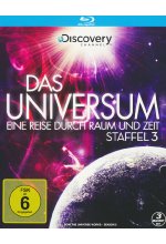 Das Universum - Staffel 3 - Eine Reise durch Raum und Zeit  [3 BRs] Blu-ray-Cover