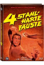4 stahlharte Fäuste - Uncut [LE] (+ 2 DVDs) - Mediabook Blu-ray-Cover