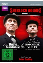 Sherlock Holmes, Vol. 1 (Sir Arthur Conan Doyle's Sherlock Holmes) / 2 Folgen der legend„ren Krimierie mit Peter Cushing DVD-Cover