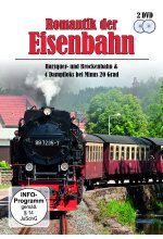 Romantik der Eisenbahn - Harzquer- und Brockenbahn & 4 Dampfloks bei Minus 20 Grad  [2 DVDs]<br> DVD-Cover