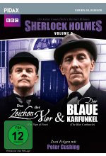 Sherlock Holmes Vol. 3: Das Zeichen der Vier + Der blaue Karfunkel (Pidax Serien-Klassiker) <br> DVD-Cover