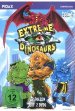Extreme Dinosaurs, Vol. 4  / Weitere 14 Folgen der Kultserie (Pidax Animation)  [2 DVDs]<br><br> DVD-Cover