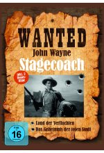 JOHN WAYNE - Stagecoach (+ Land der Verfluchten, + Das Geheimnis der toten Stadt) DVD-Cover