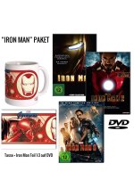 Iron Man 3er Set  + Tasse - Limitiert auf 32 Stück  [3 DVDs] DVD-Cover