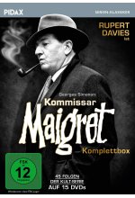 Kommissar Maigret - Komplettbox / 45 Folgen der legendären Kult-Serie mit Rupert Davies nach den Romanen von Georges Sim DVD-Cover