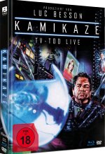 Luc Besson's KAMIKAZE - TV Tod LIVE - Uncut Limited Mediabook (+ DVD) (+ Booklet)  in HD neu abgetastet Blu-ray-Cover