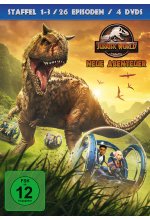 Jurassic World - Neue Abenteuer - Staffel 1-3  [4 DVDs] DVD-Cover