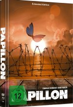 PAPILLON - Extended Limited Mediabook-Edition Cover A (limitiert auf 444 Stück durchnummeriert  (+ DVD) (+ 24-seitiges B Blu-ray-Cover