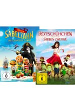 Bundle: Rotschühchen Und Die Sieben Zwerge / Käpt'n Säbelzahn Und Der Magische Diamant LTD.  [2 DVDs] DVD-Cover