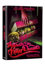 Attack of the Killer Donuts - Mediabook - Limited Edition auf 55 Stück   (BR + Bonus-DVD mit weiterem Horrorfilm) Blu-ray-Cover
