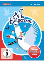 Nils Holgersson - TV-Serien - Komplettbox  [9 DVDs] DVD-Cover