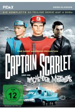 Captain Scarlet und die Rache der Mysterons - Komplettbox / Die komplette 32-teilige Science-Fiction-Serie (Pidax Serien DVD-Cover