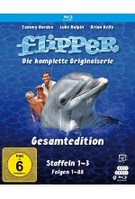 Flipper Gesamtedition - Die komplette Originalserie (Staffeln 1-3) (Fernsehjuwelen)  [9 BRs] Blu-ray-Cover