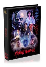 Strange Behavior - Mediabook - Limitiert auf 333 Stück -  Cover A wattiert (Blu-ray + DVD) Blu-ray-Cover