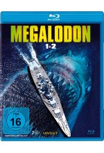 Megalodon 1+2 Uncut Special Edition (mit Wendecover)  [2 BRs] Blu-ray-Cover