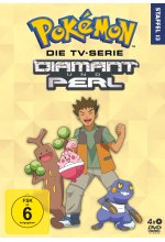 Pokémon - Die TV-Serie: Diamant und Perl - Staffel 13  [4 DVDs] DVD-Cover