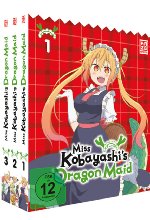 Miss Kobayashis Dragon Maid - Staffel 1 - Gesamtausgabe - Bundle - Vol.1-3 - Ohne Schuber  [3 DVDs] DVD-Cover