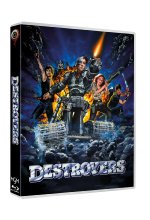 DESTROYERS (Eliminators) Blu-ray - SF-Kultfilm von Produzent Charles Band von 1986 - UNGEKÜRZTE FASSUNG Blu-ray-Cover