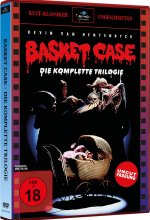 Basket Case 1-3 / 3 Filme auf 1 DVD / Rote DVD Box - Astro Design DVD-Cover