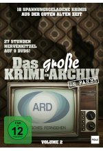 Das große Krimi-Archiv, Vol. 2 /  Weitere 18 spannungsgeladene Krimi-Straßenfeger [9 DVDs]<br> DVD-Cover